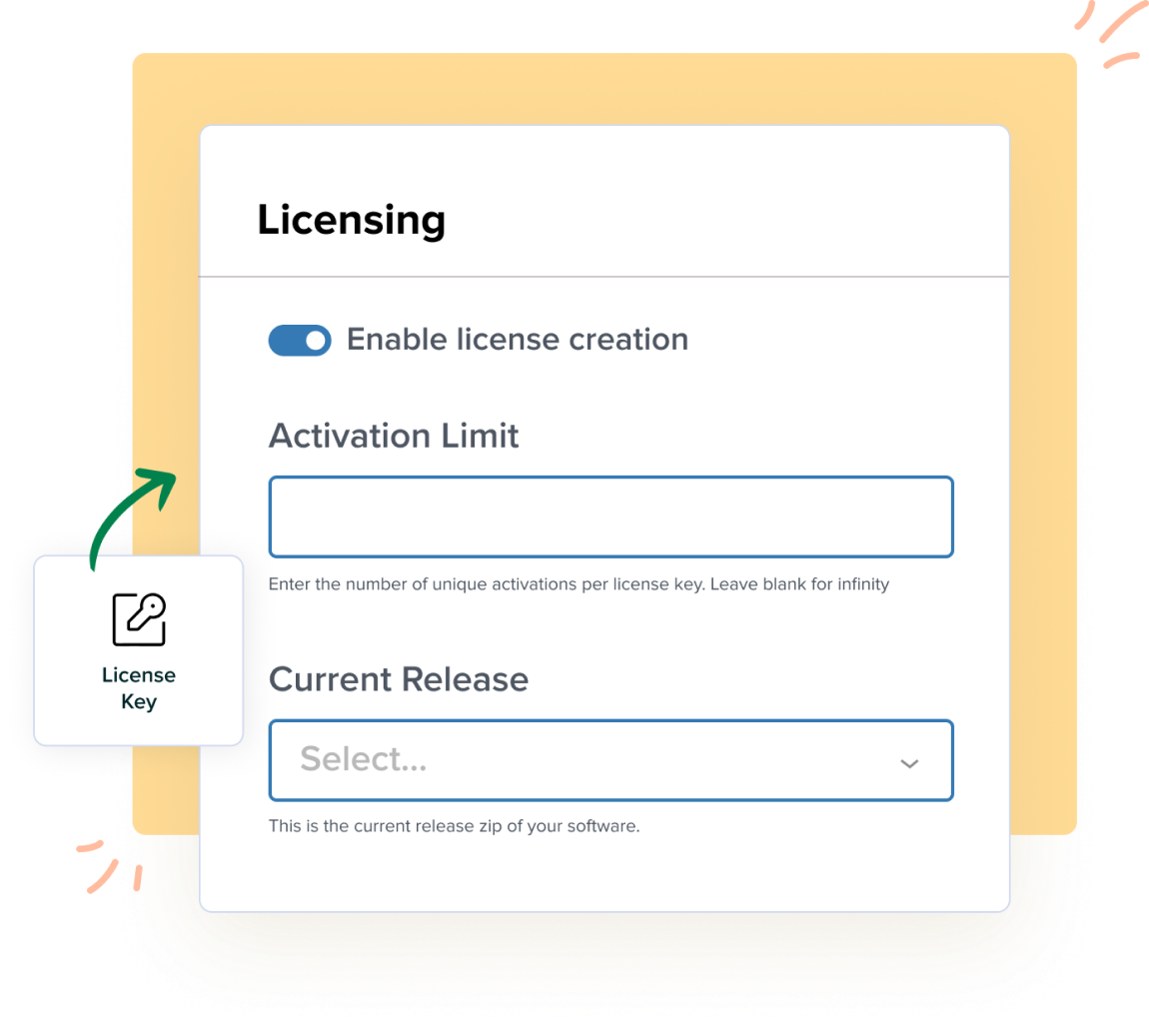 SureCart - License Key Integration