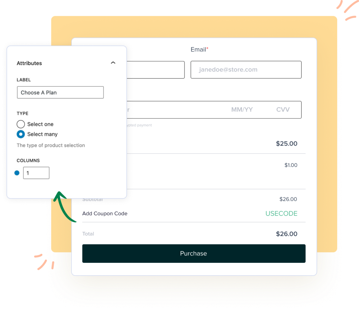 SureCart - Custom Tailored Checkout Forms