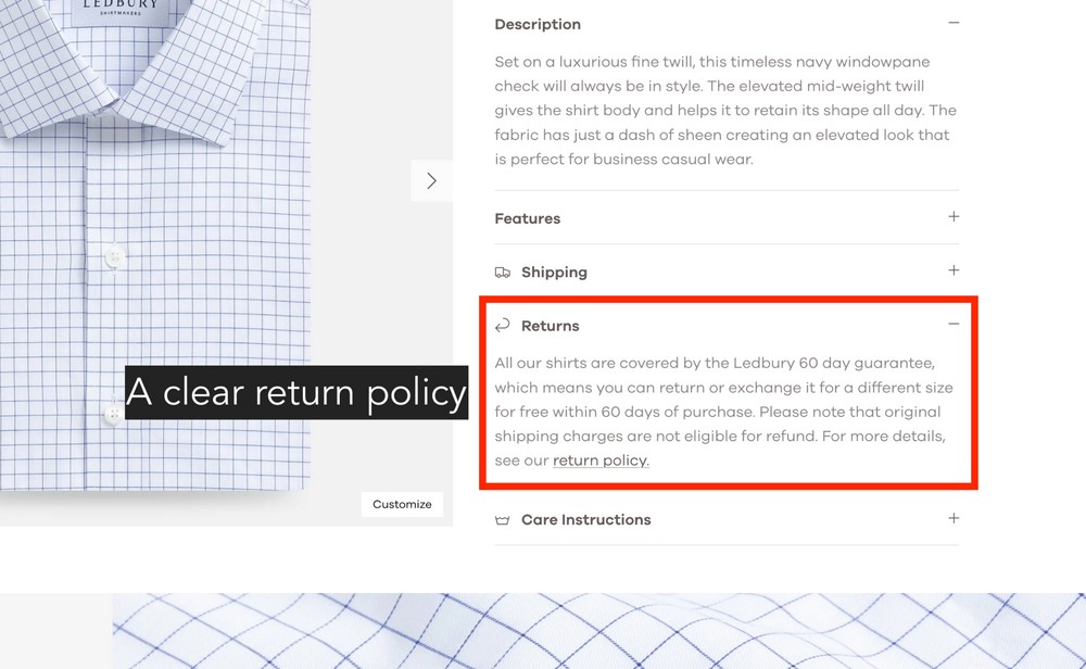 return policy