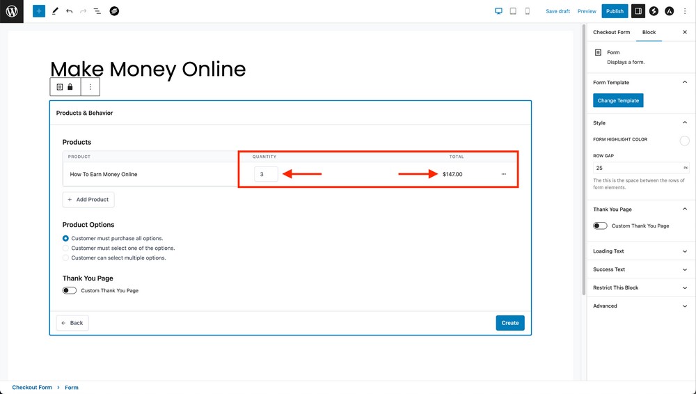 change product quantity in bundle