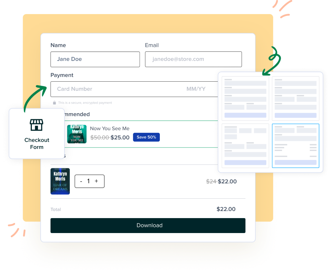 Create Custom Checkout Forms