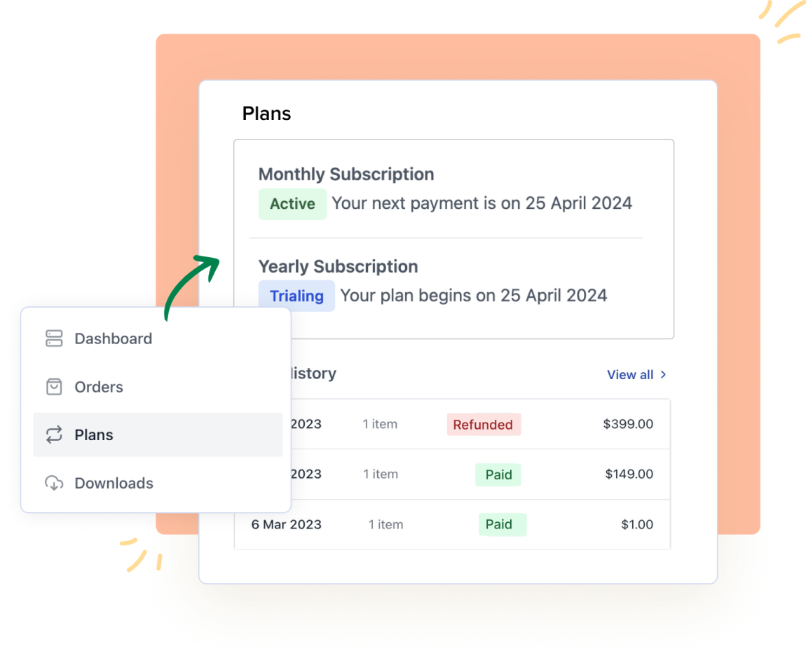 Customer Dashboard