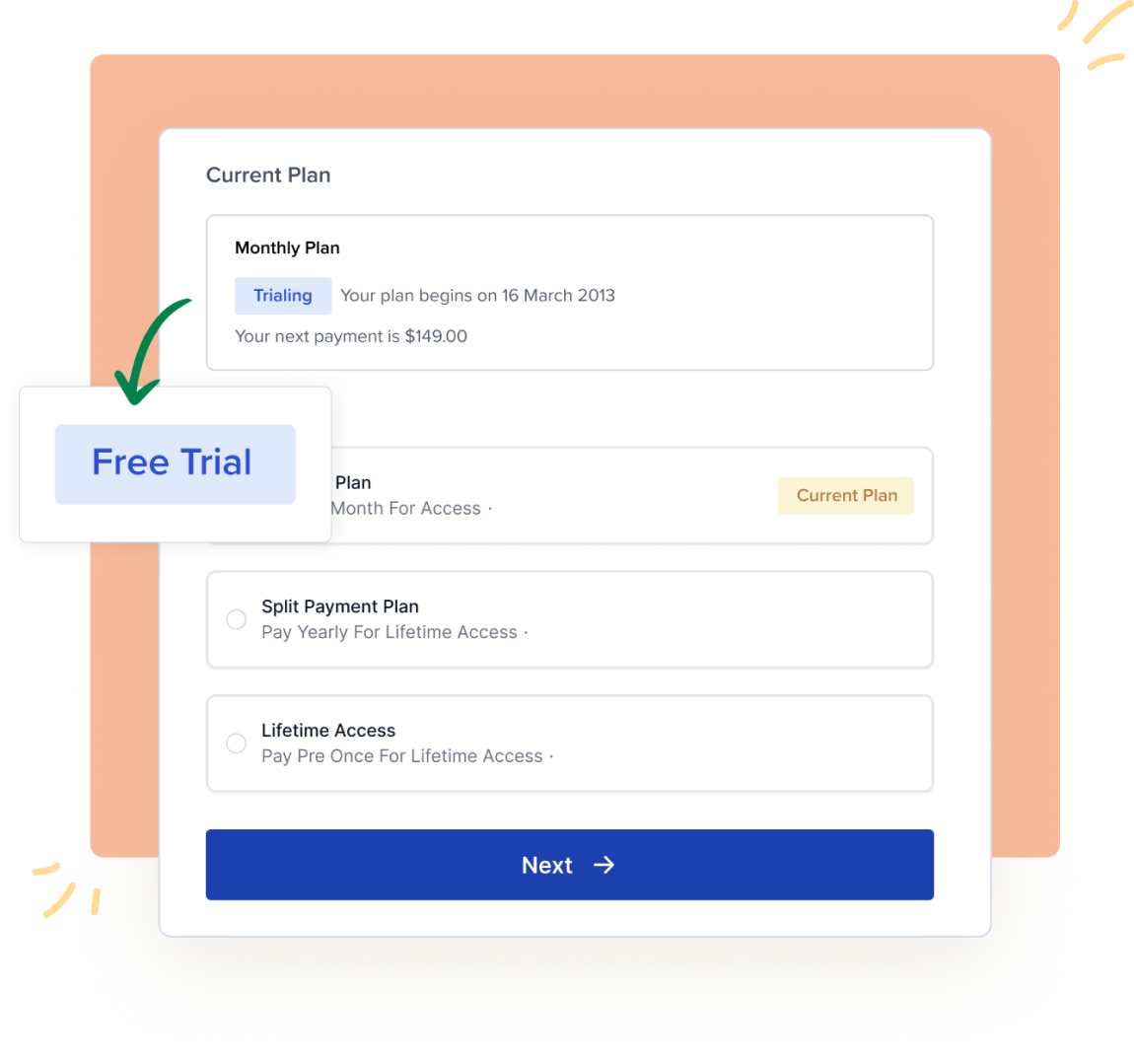 Subscription Management Features