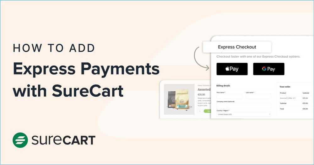 SureCart express payments