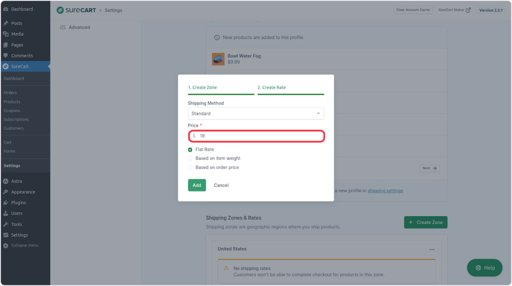 SureCart_settings_Shipping_method__flat_rate