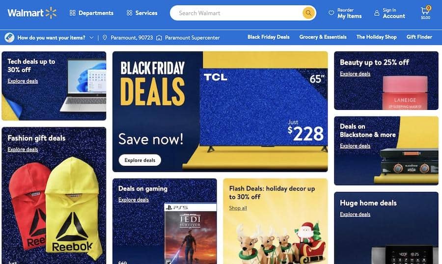 walmart black friday sale optimization