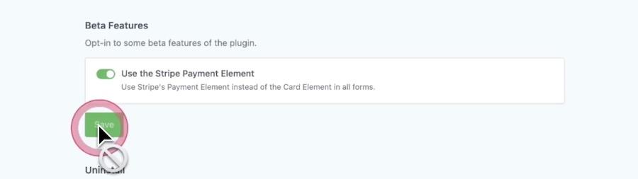 stripe payment element